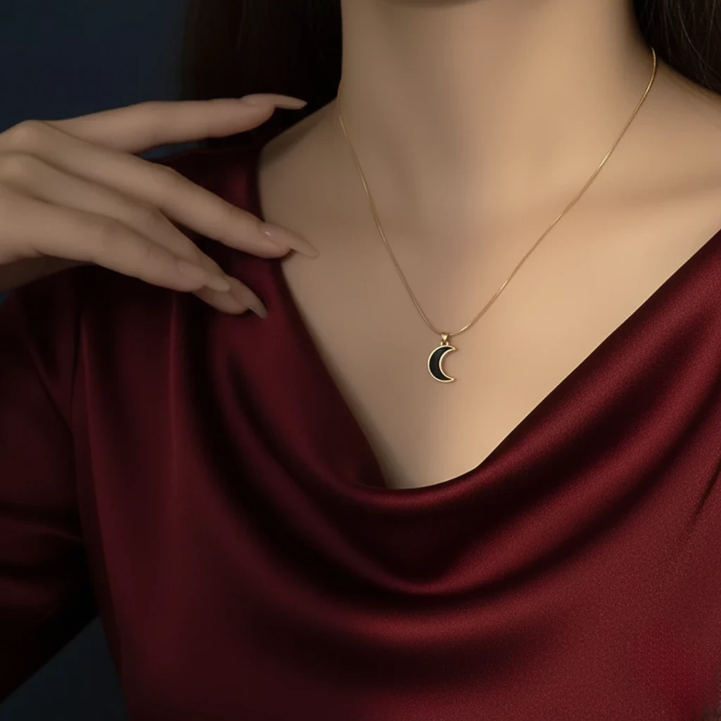 The Immortal-Mystique Crescent-Moon Pendant