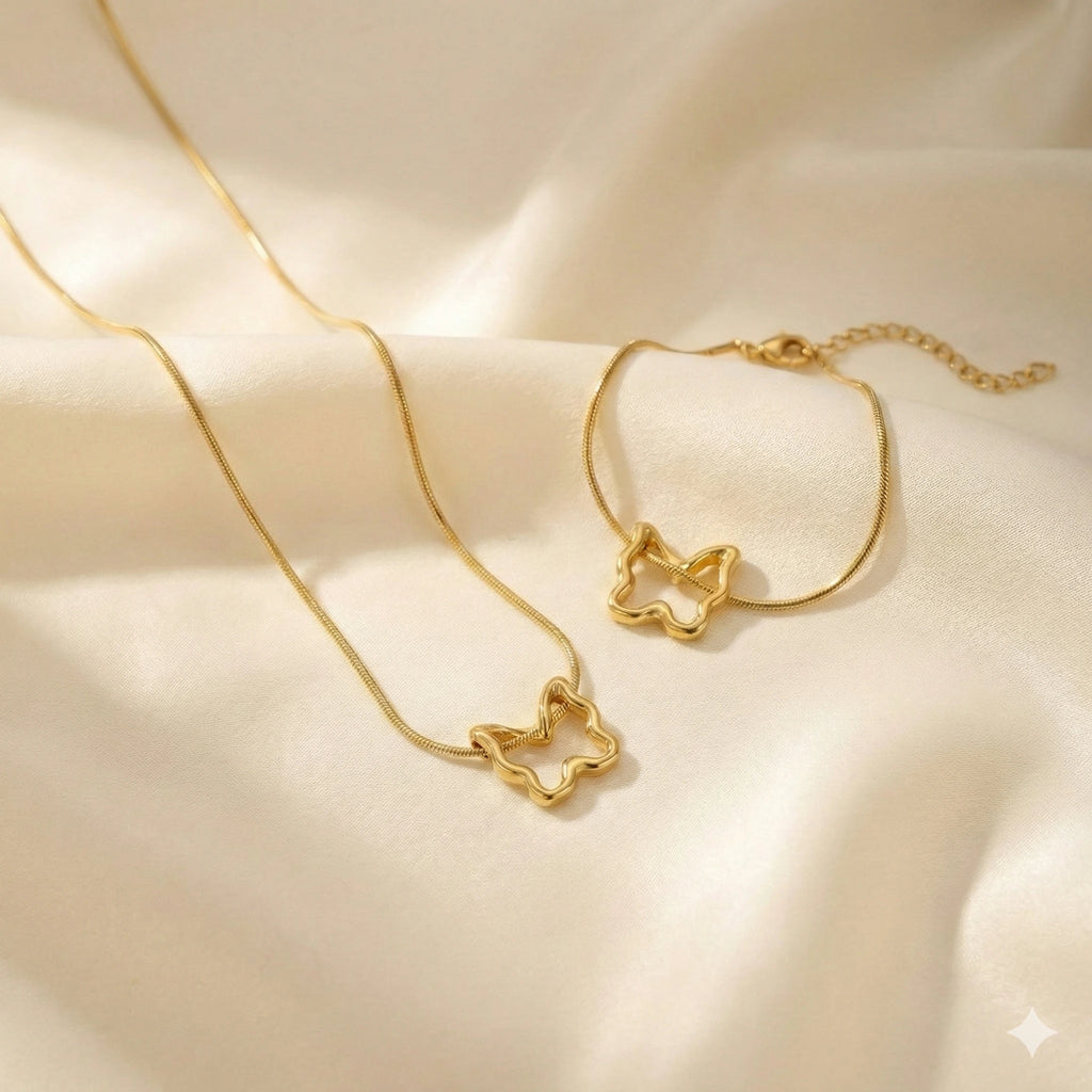 Curvy Butterfly Duo Set