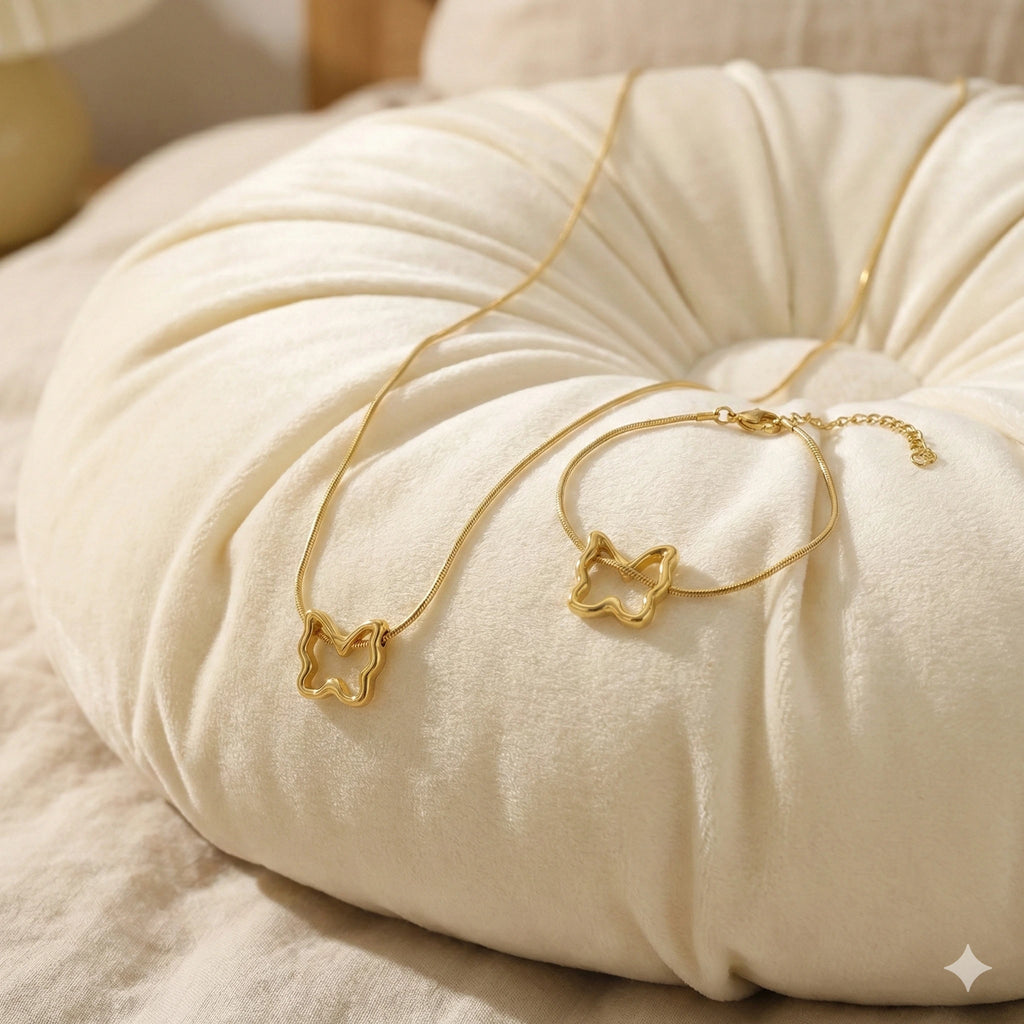 Curvy Butterfly Duo Set