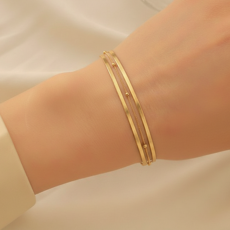 Layered Chain Bracelet