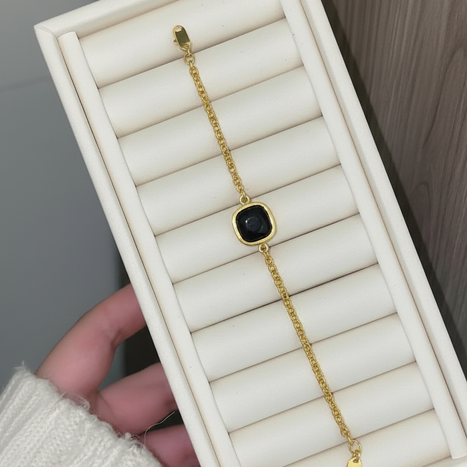 The Noir Square Bracelet