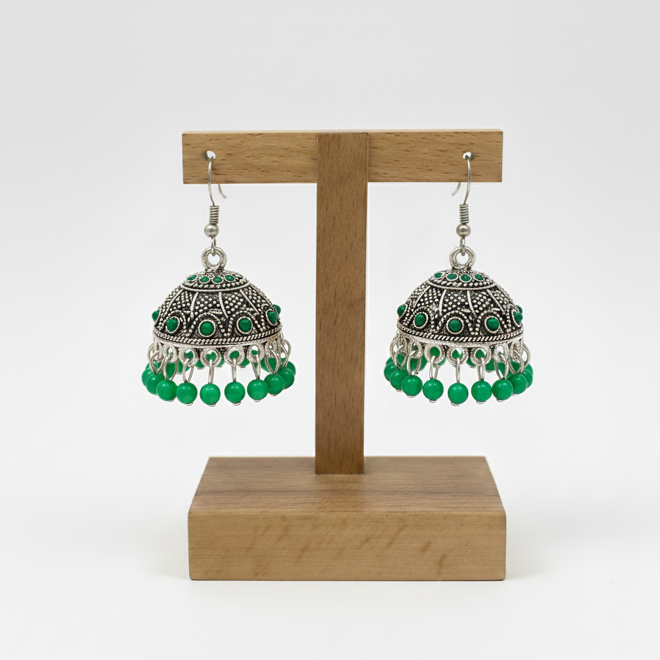 The Traditional Jhumkas - Beaded Drop Earrings