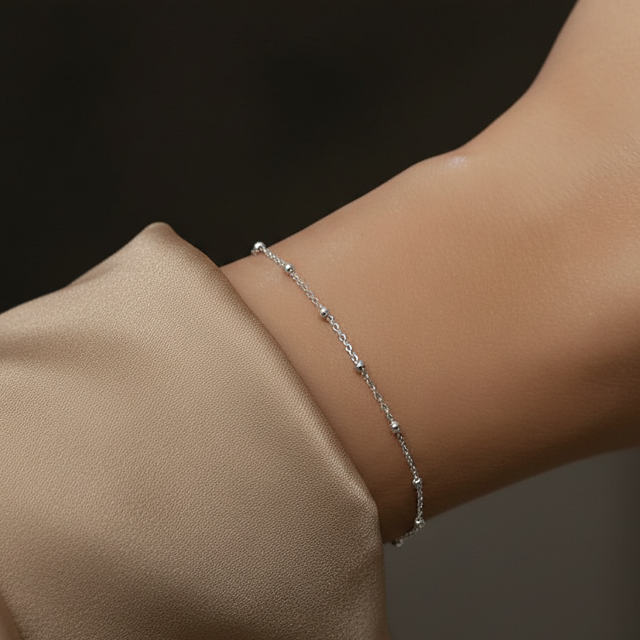 The Dainty - Beaded Chain Bracelet