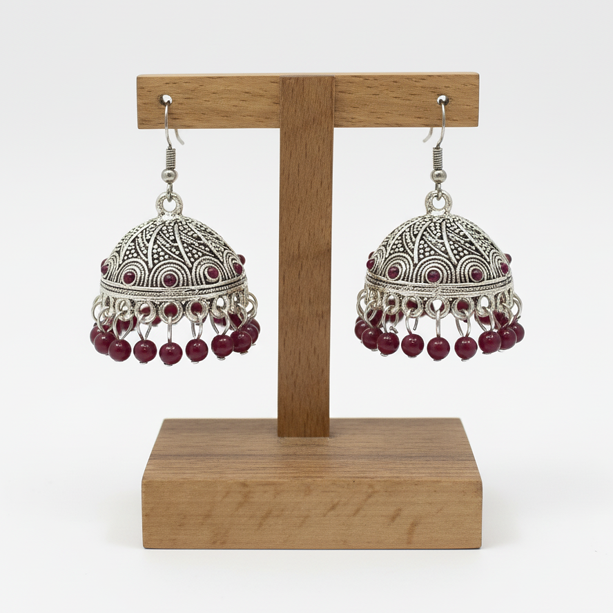 The Traditional Jhumkas - Beaded Drop Earrings