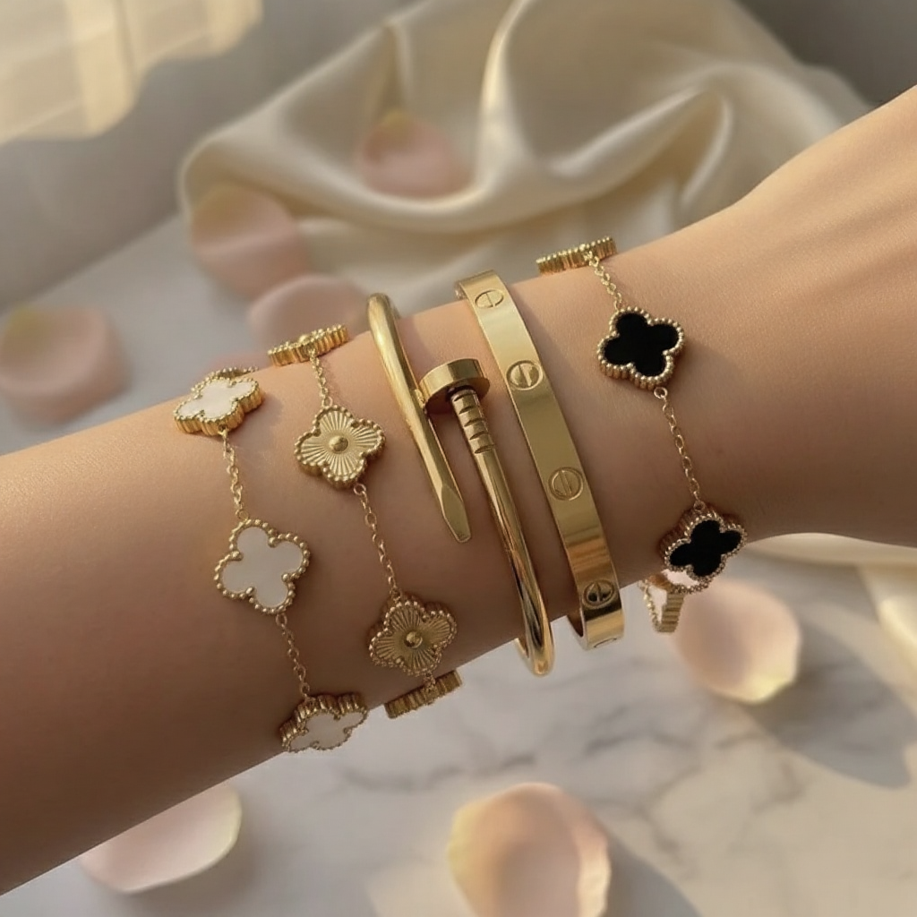 Luxe Gold Bracelet Stack