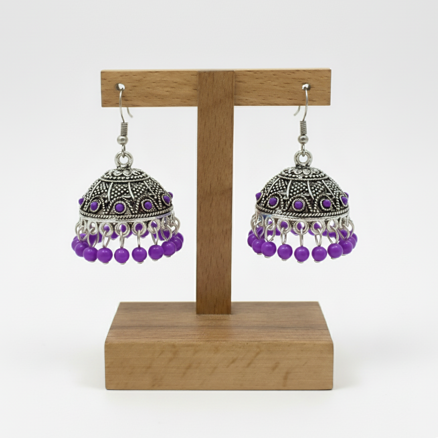 The Traditional Jhumkas - Beaded Drop Earrings