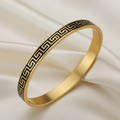 Versace Style-Golden Bangle