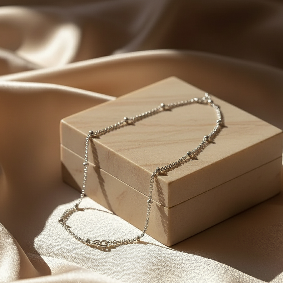 The Dainty - Beaded Chain Bracelet