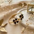 Golden Clover Duo Bangle