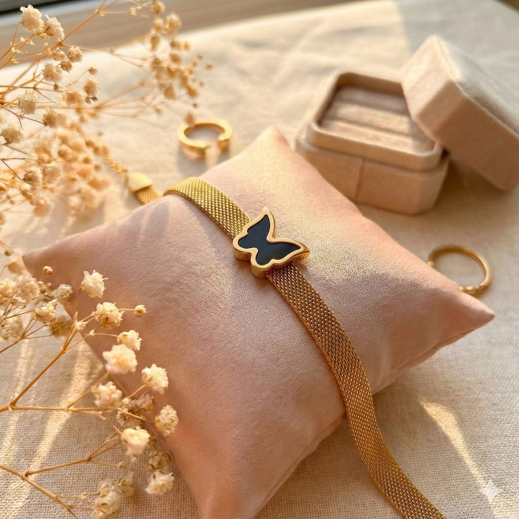 Mesh Butterfly Bracelet