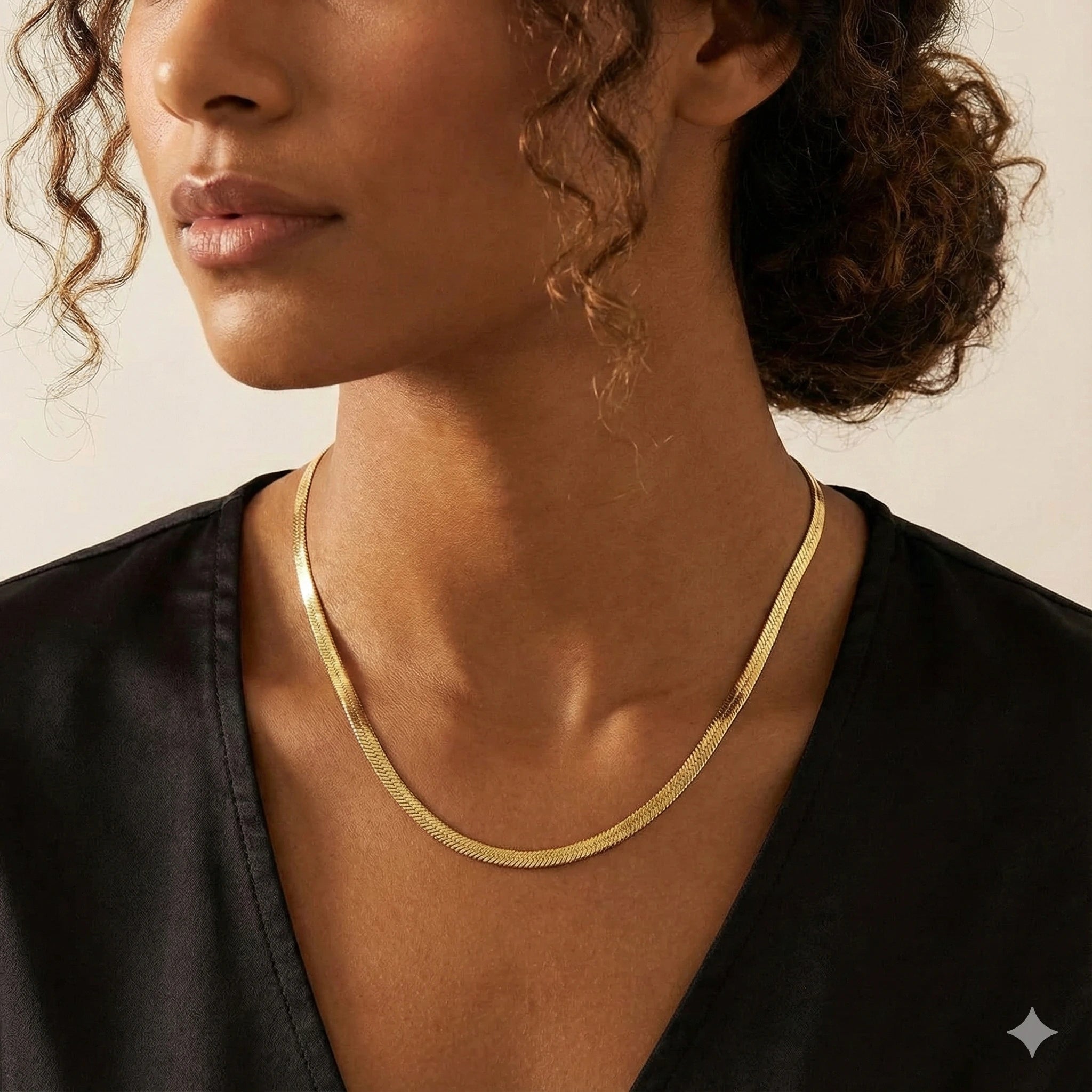 The Liquid Golden-Herringbone Chain