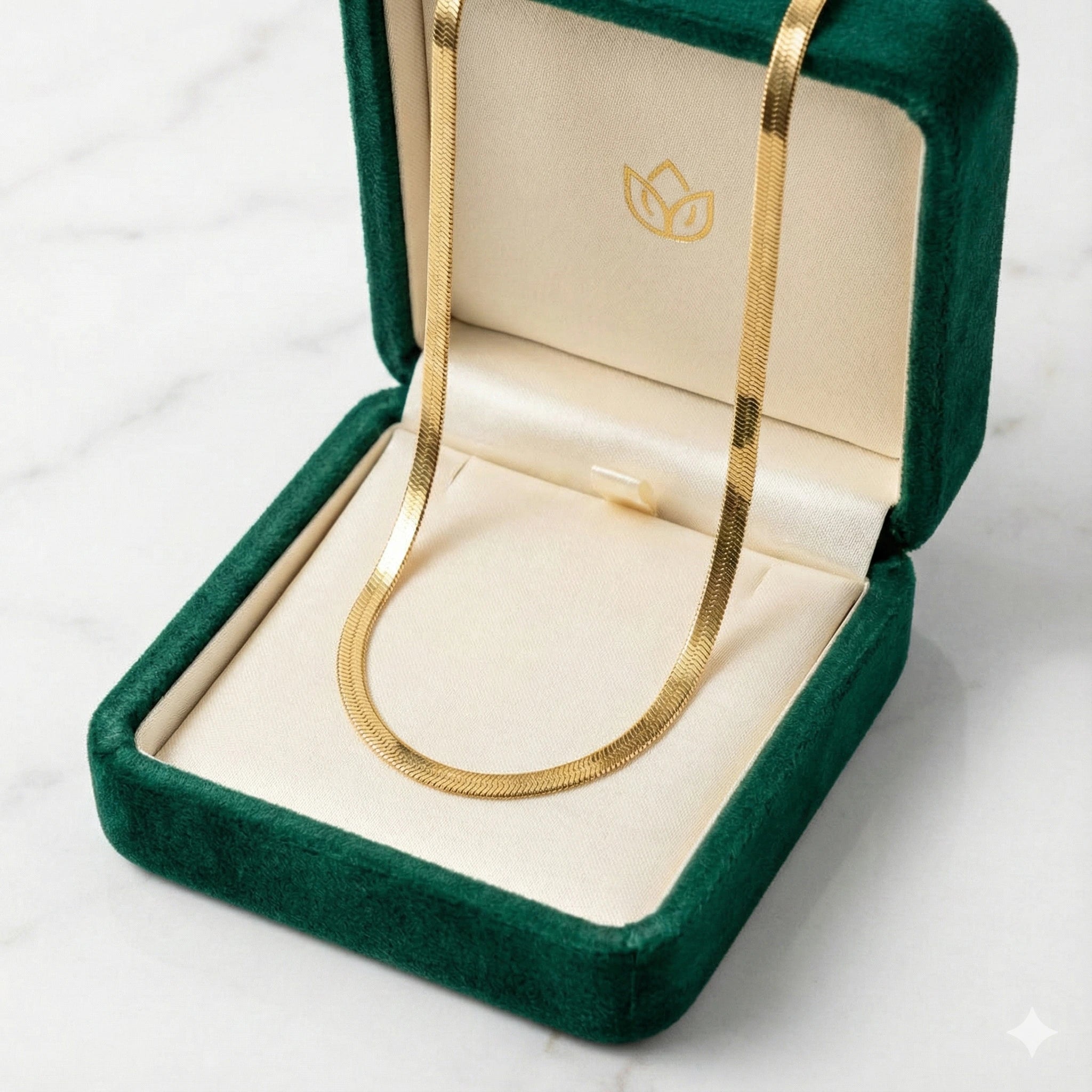 The Liquid Golden-Herringbone Chain