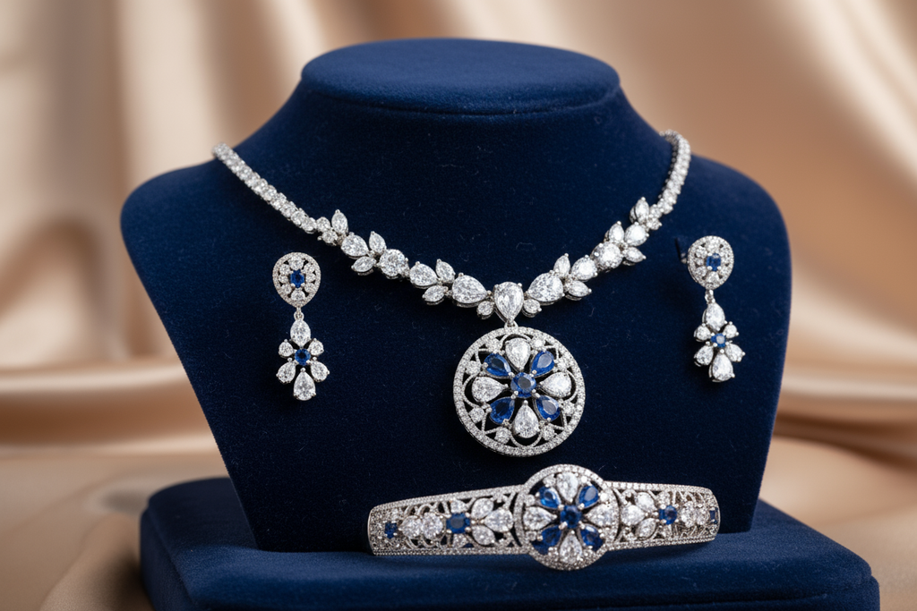 Give me a Image that highlights a combo jewellry sets