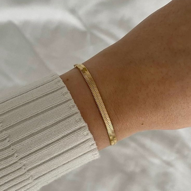 Gold Snake - Chain Bracelet